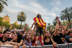 Festa per la Llibertat 2018 a l'Arc de Triomf de Barcelona 